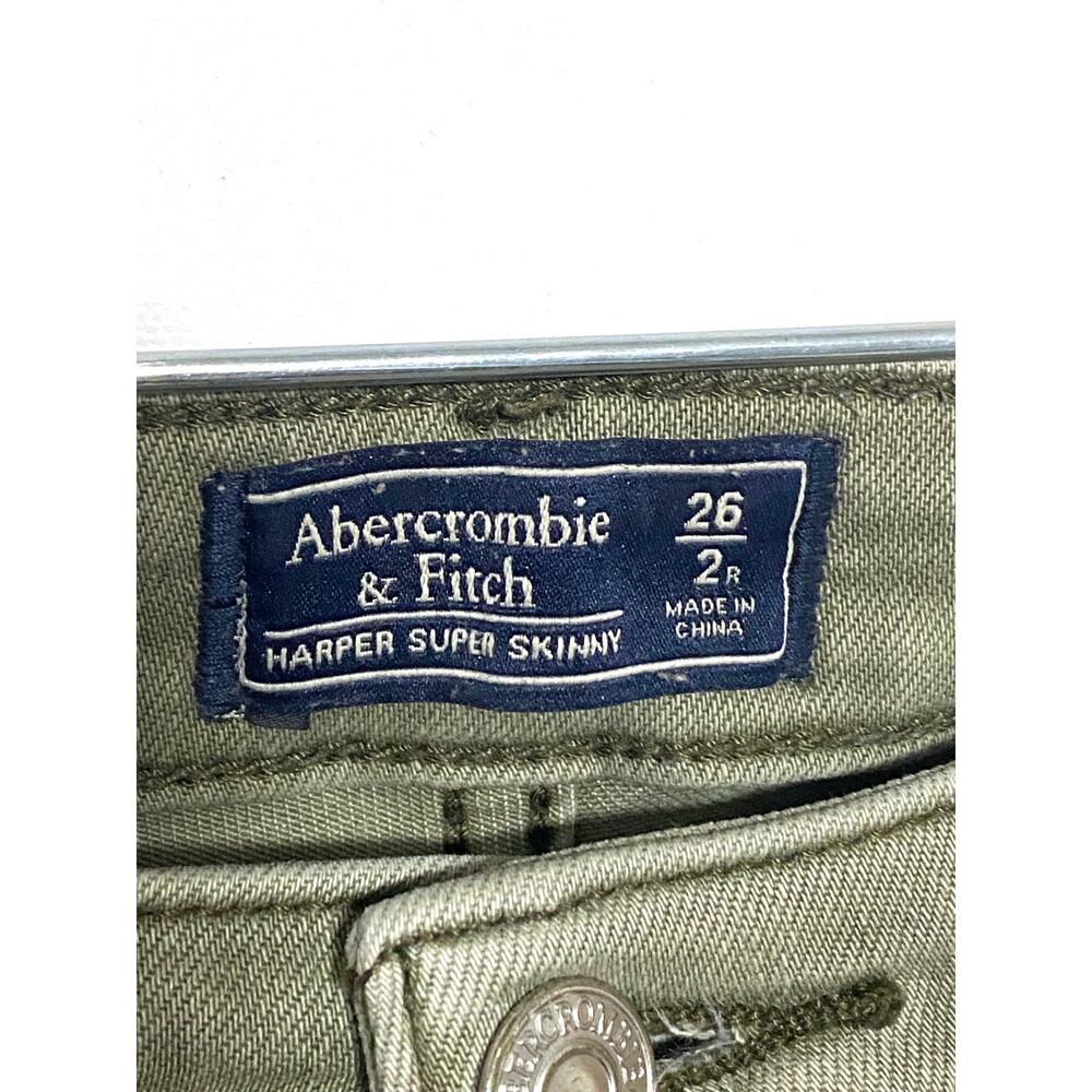 Abercrombie & Fitch Harper Super Skinny Jeans Women 26 Distressed Grunge Capsule - Picture 4 of 7